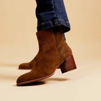 BOTTINES AURELIE - CAMEL