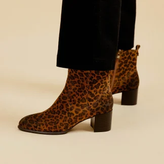 BOTTINES AURELIE - LÉOPARD